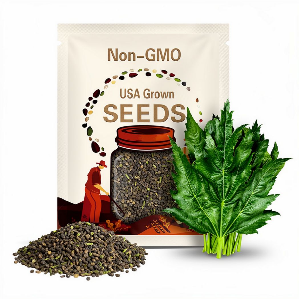 50 'Nigerian Spinach' Seeds, Large-Leaf Molokeyhia Seeds, Ewedu Seeds, Corchorus olitorius, Permaculture Seeds, Jute Mallow Egyptian Spinach