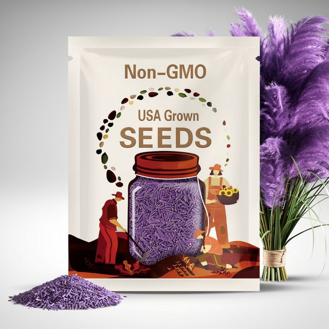 Purple Pampas Grass Seeds: Drought Tolerant Ornamental Grass