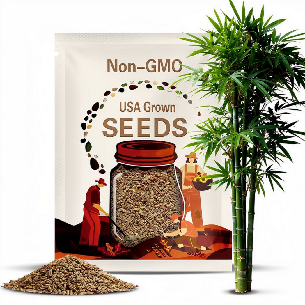 Giant Moso Bamboo Seeds: Fast Growing Evergreen Privacy Plant
