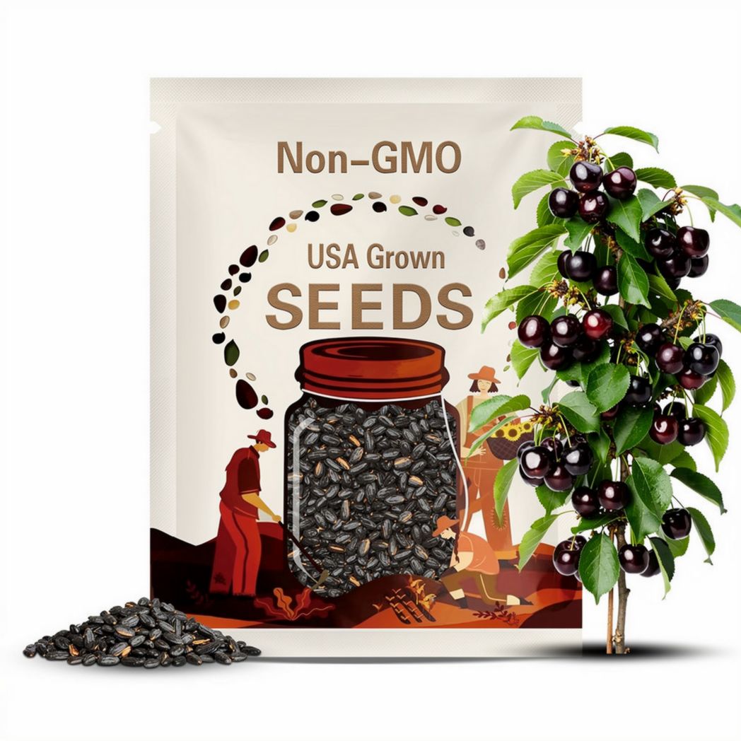 Cherry, Black | 15 Seeds | Heirloom | Non-GMO | Prunus serotina