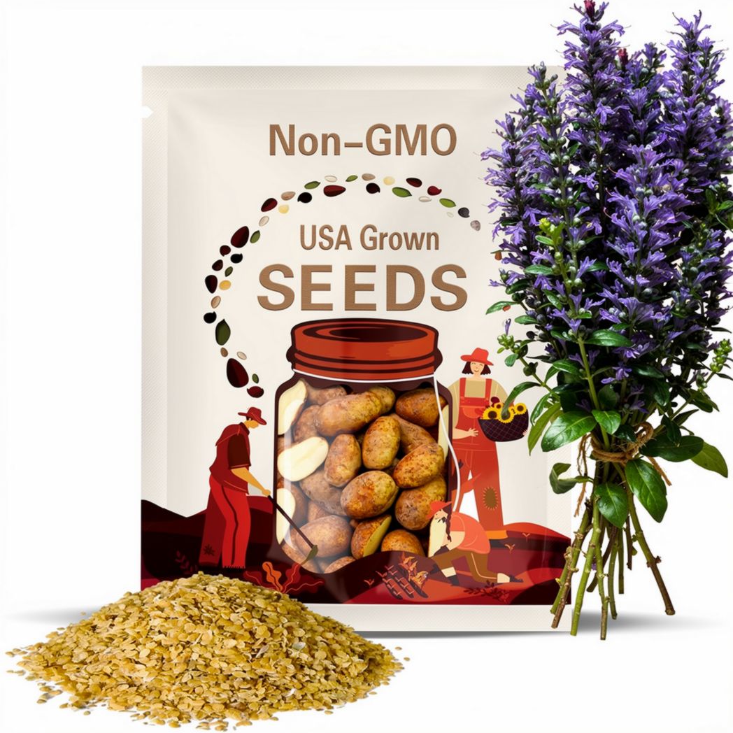 140 Ruset Potato Seeds Live for Planting, Idaho Potatoes Seeds Heirloom Vegetable Seeds for Growing
