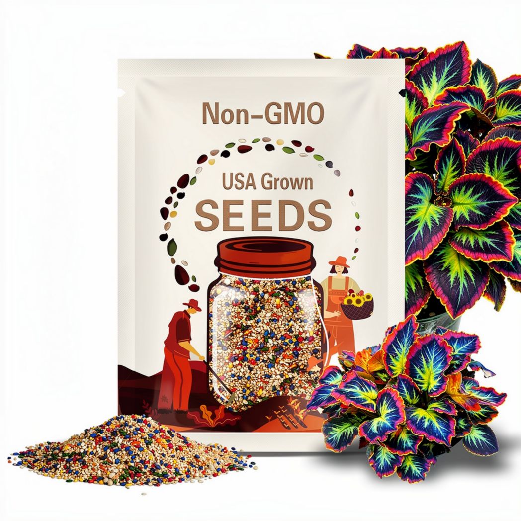 100 Rainbow Dragon Coleus Seeds – Shade Perennial Plant